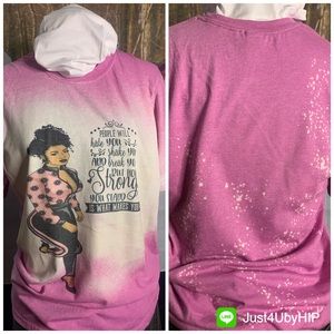 Bleached Soft Style: 65% Polyester-35% Cotton Short Sleeve T-Shirt